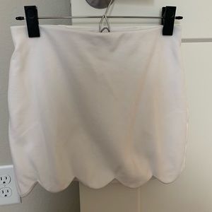 Topshop Scalloped Skirt